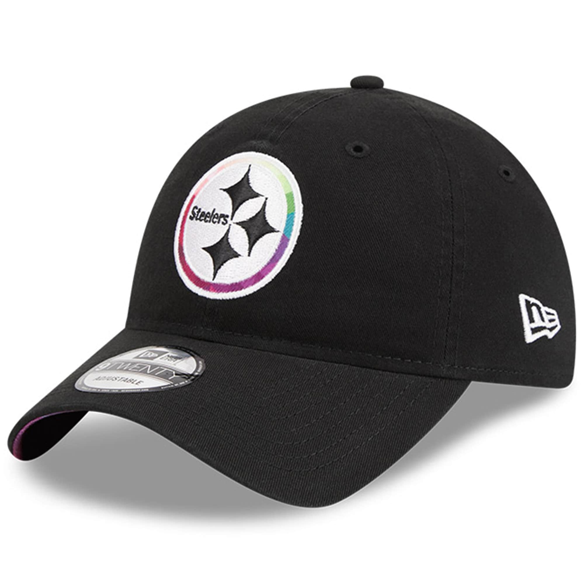 Pittsburgh Steelers Men's   Black 2023  Crucial Catch 9TWENTY Adjustable Hat