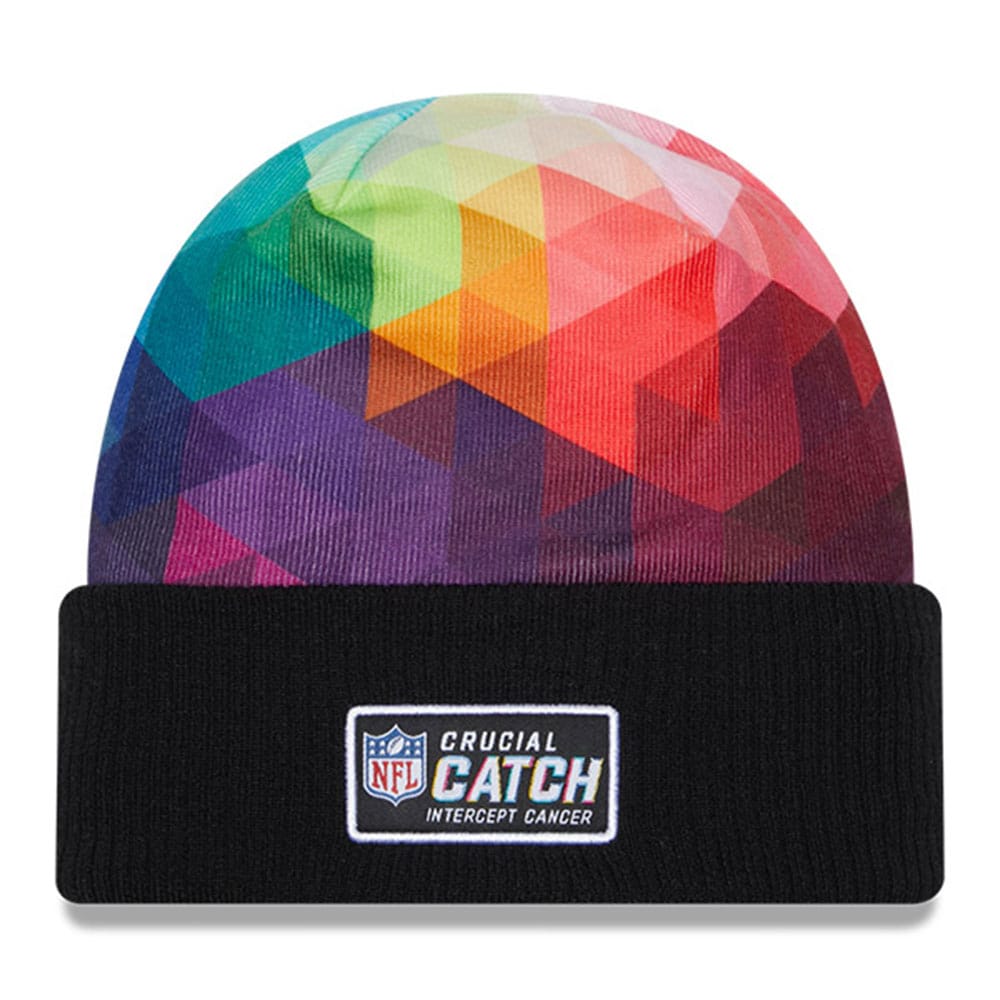 San Francisco 49ers Men's Black 2023 Crucial Catch Cuffed Knit Hat