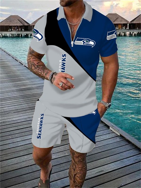 Seattle Seahawks Limited Edition Polo Shirt And Shorts Two-Piece Suits