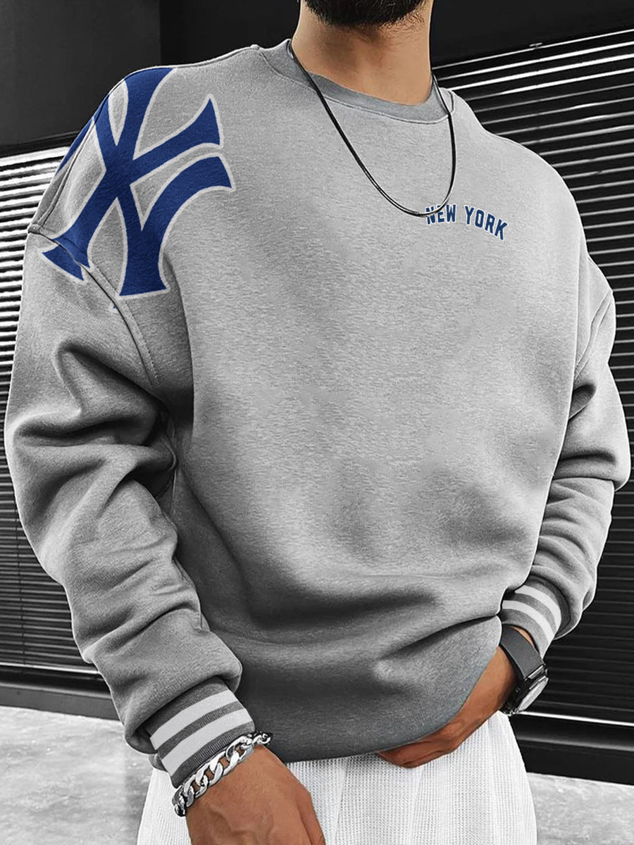 New York Yankees Fashion Men's Crewneck Sweatshirt