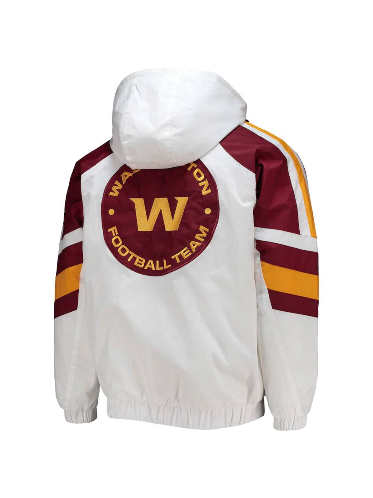 Washington Commanders Football Half-Snap Hoodie Jacket
