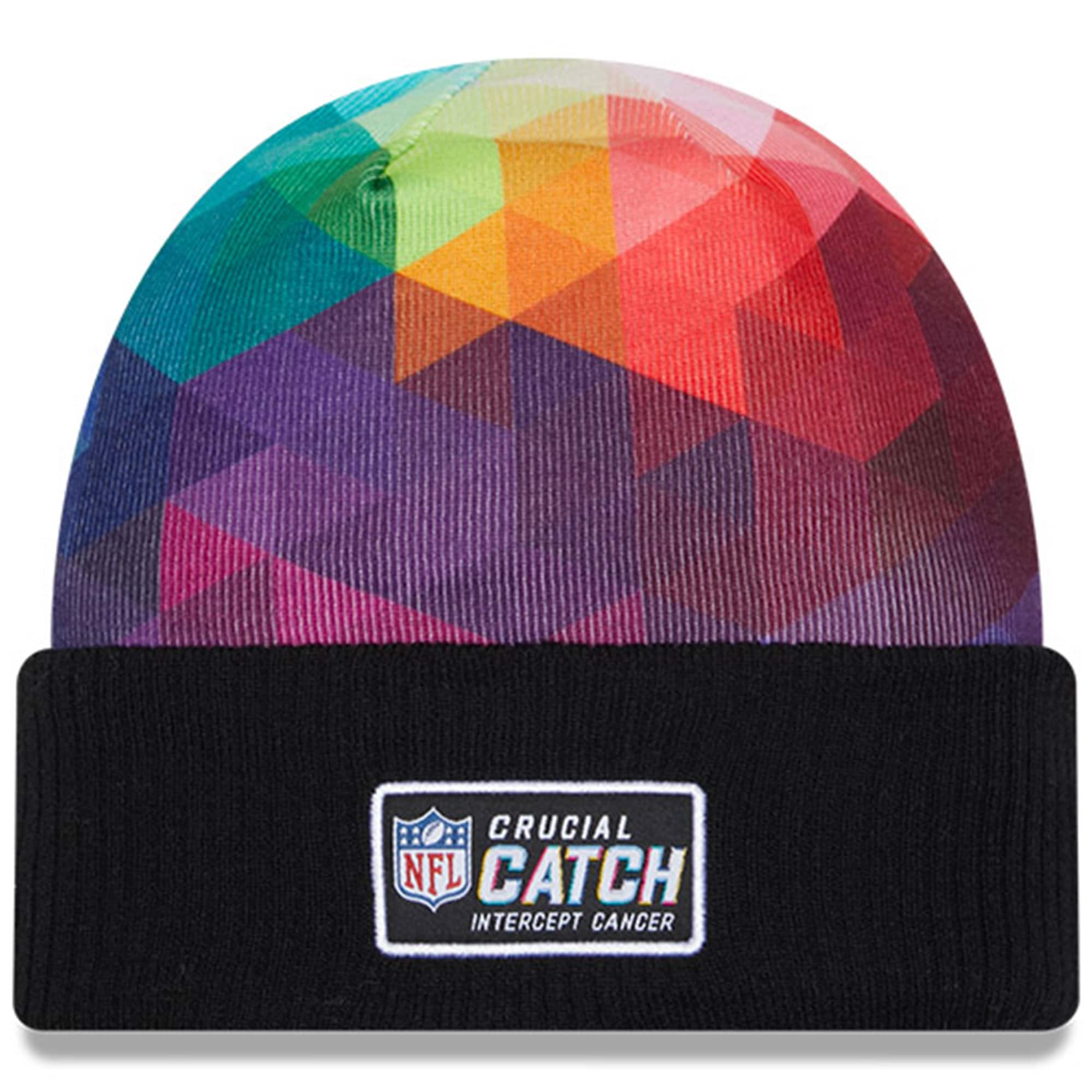 Miami Dolphins Youth Black 2023 Crucial Catch Cuffed Knit Hat