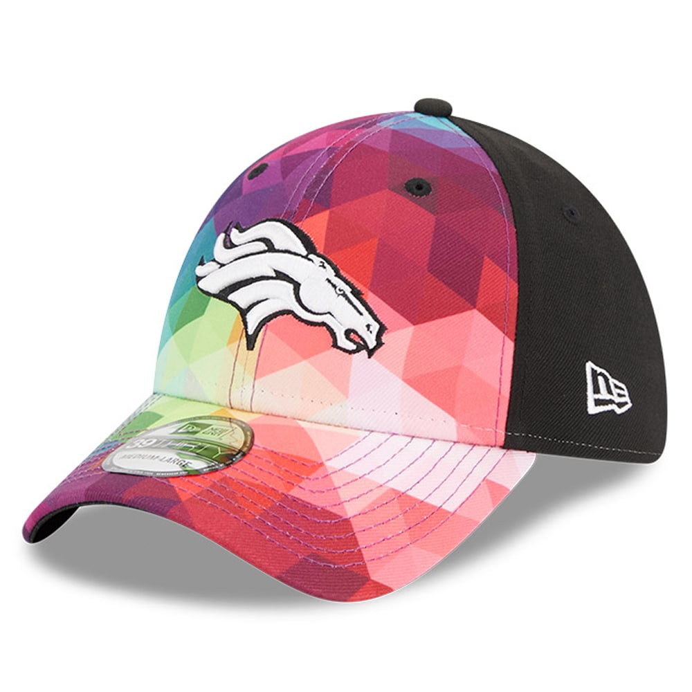 Denver Broncos Men's   Pink 2023  Crucial Catch 39THIRTY Flex Hat