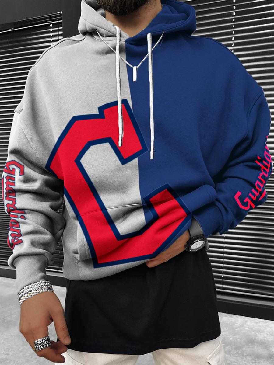 Cleveland Guardians MLB Men's Crewneck Hooded