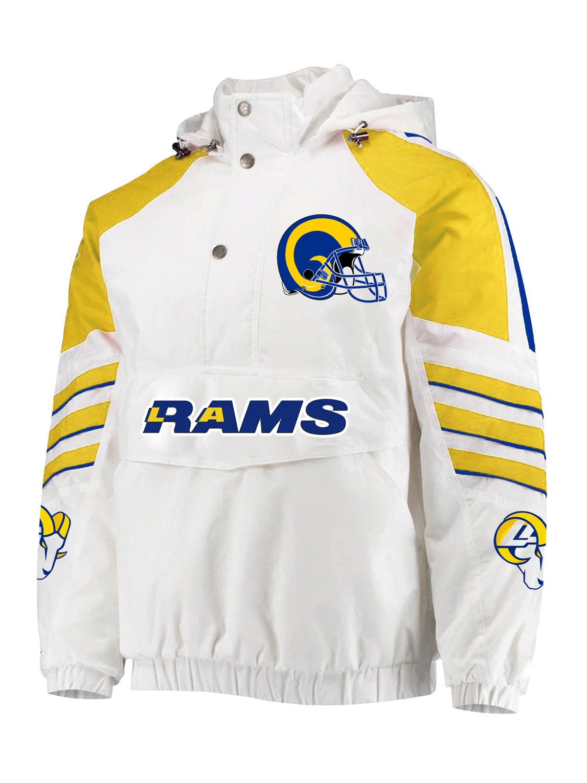 Los Angeles Rams Half-Snap Hoodie Jacket