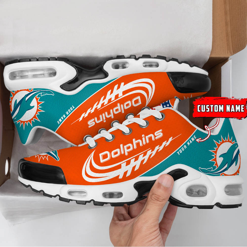 Miami Dolphins -Custom Name-TN Shoes And Baseball Jersey Shirt PHIrfect Gift-DS001