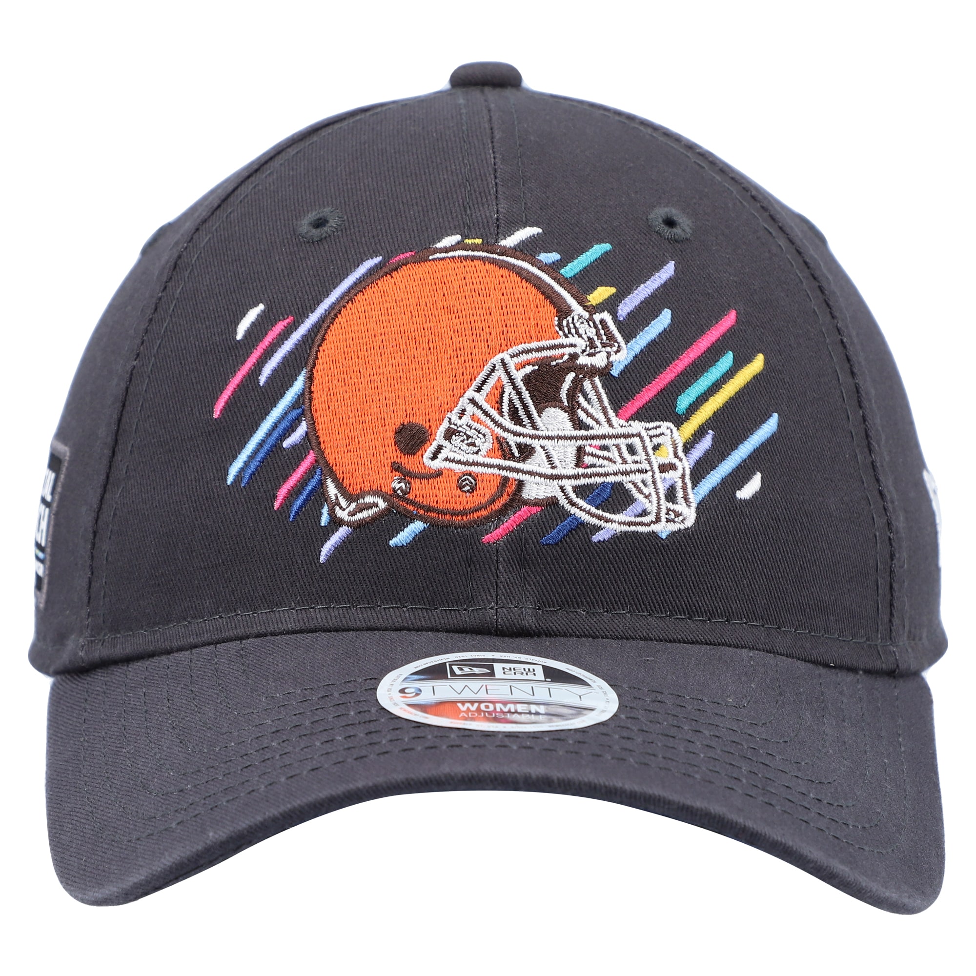 Cleveland Browns Women's Charcoal 2021 Crucial Catch 9TWENTY Adjustable Hat