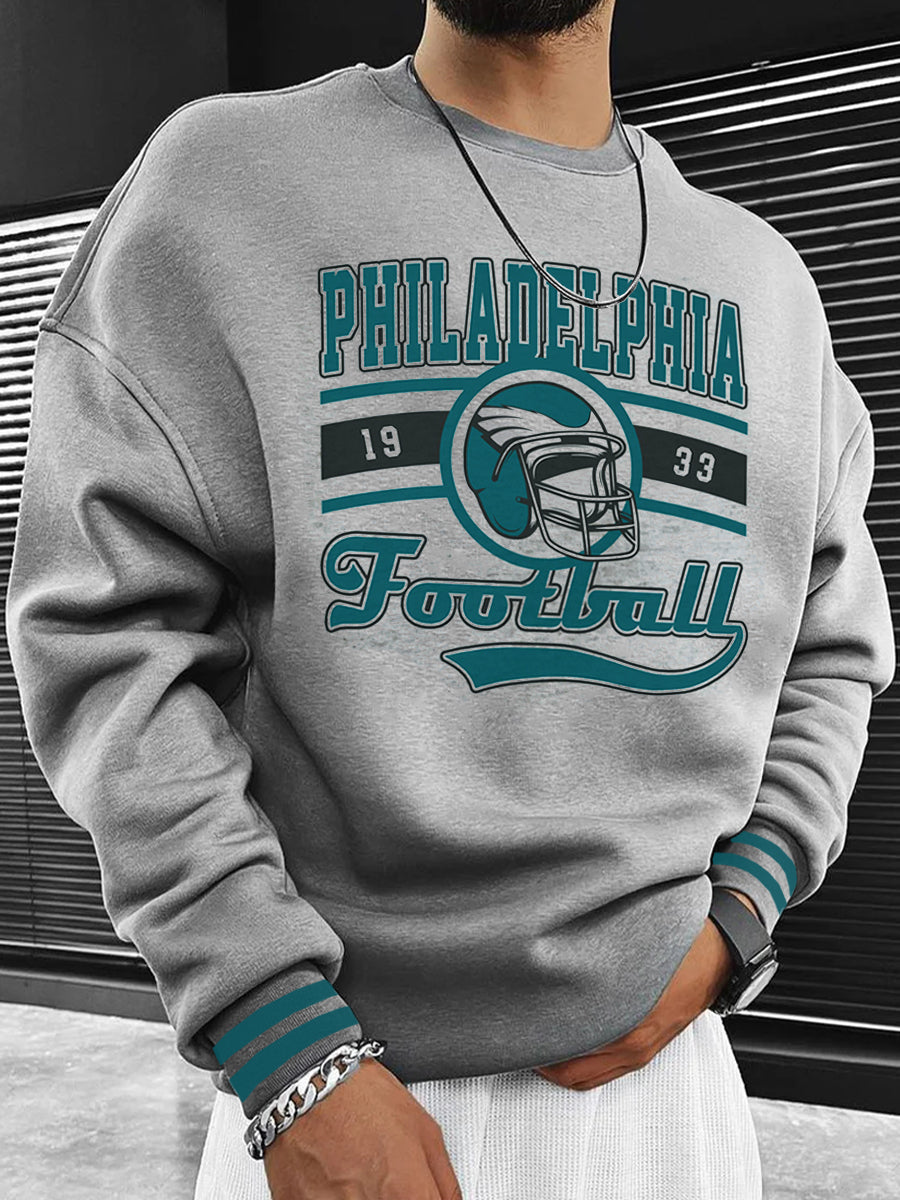 Philadelphia Eagles Vintage Style Unisex Casual Sweatshirt
