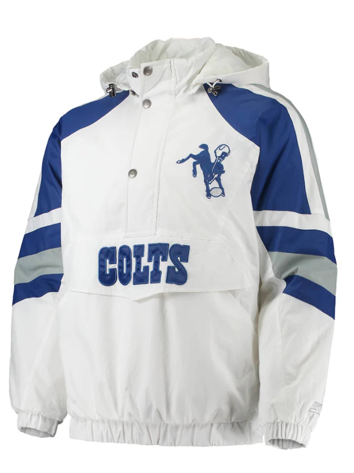 Indianapolis Colts Half-Snap Hoodie Jacket