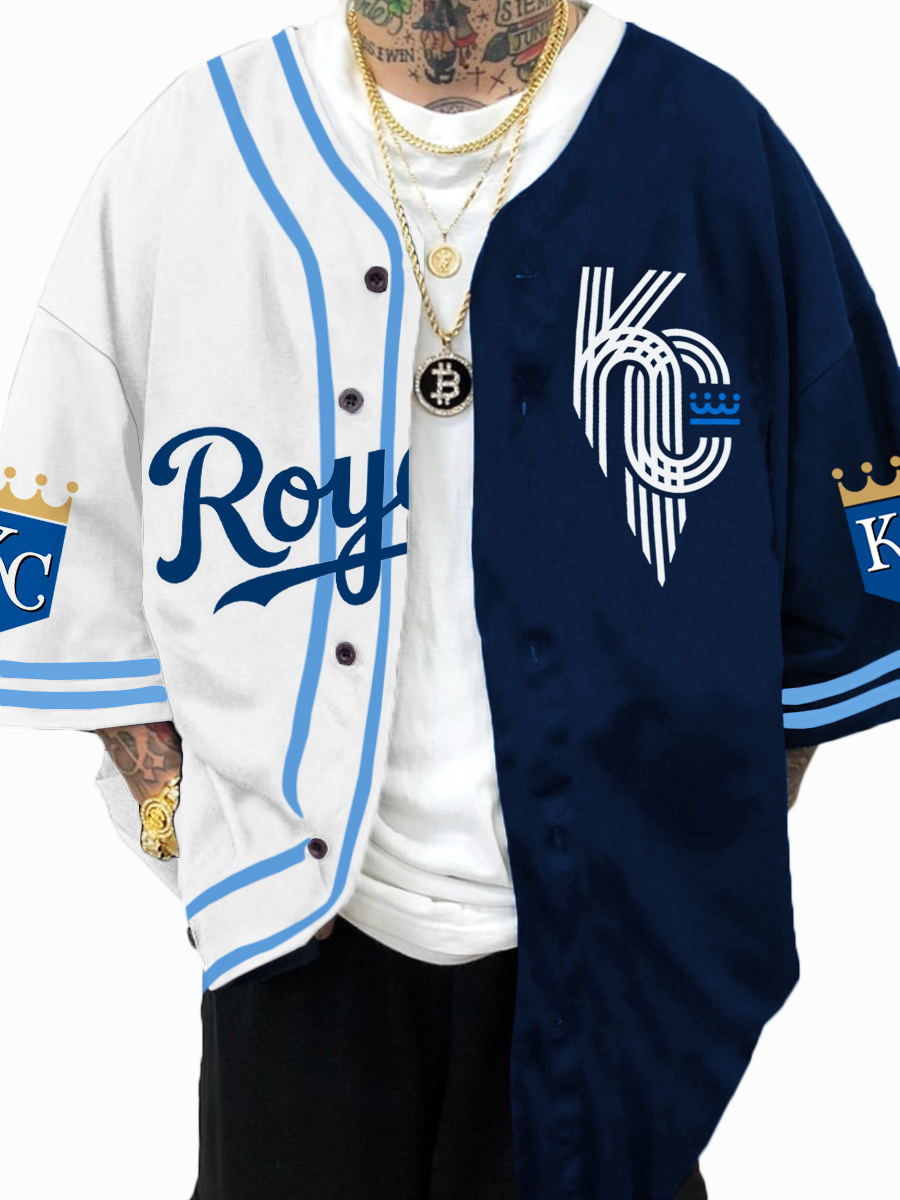 Kansas City Royals MLB Men's Fashion Short Sleeve Jersey
