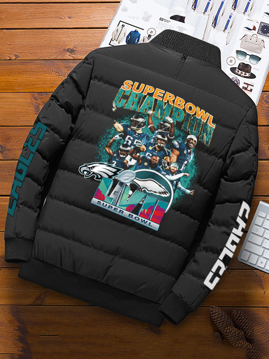 Philadelphia Eagles Winter Comfortable Warm Padded Jacket
