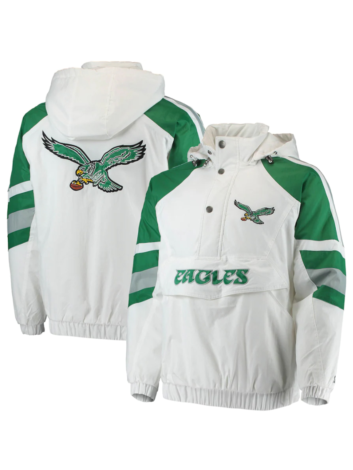 Philadelphia Eagles Half-Snap Hoodie Jacket