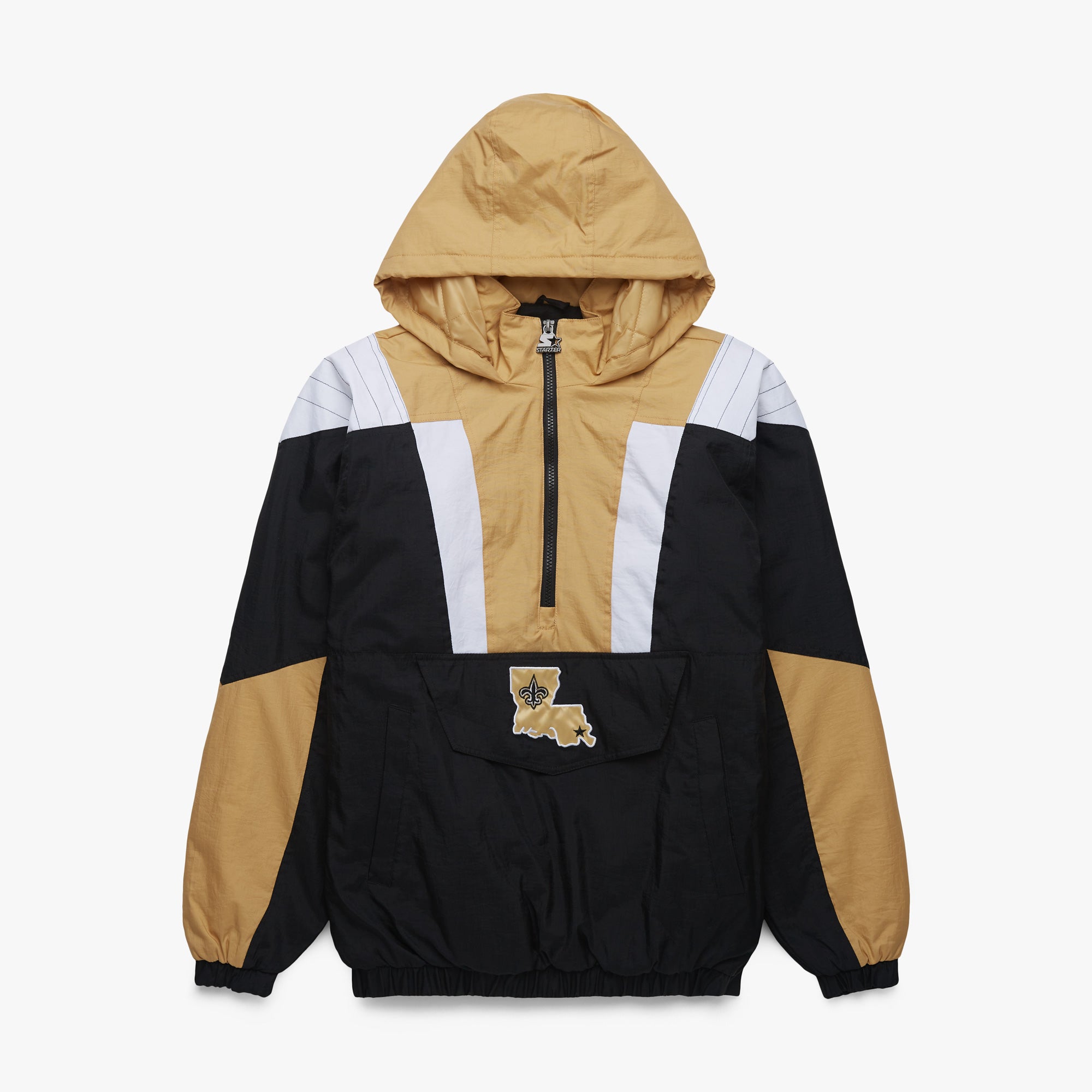 New Orleans Saints HOMAGE Starter Pullover Jacket