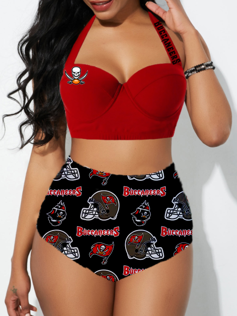 Tampa Bay Buccaneers Sexy Print Bikini Swimsuit
