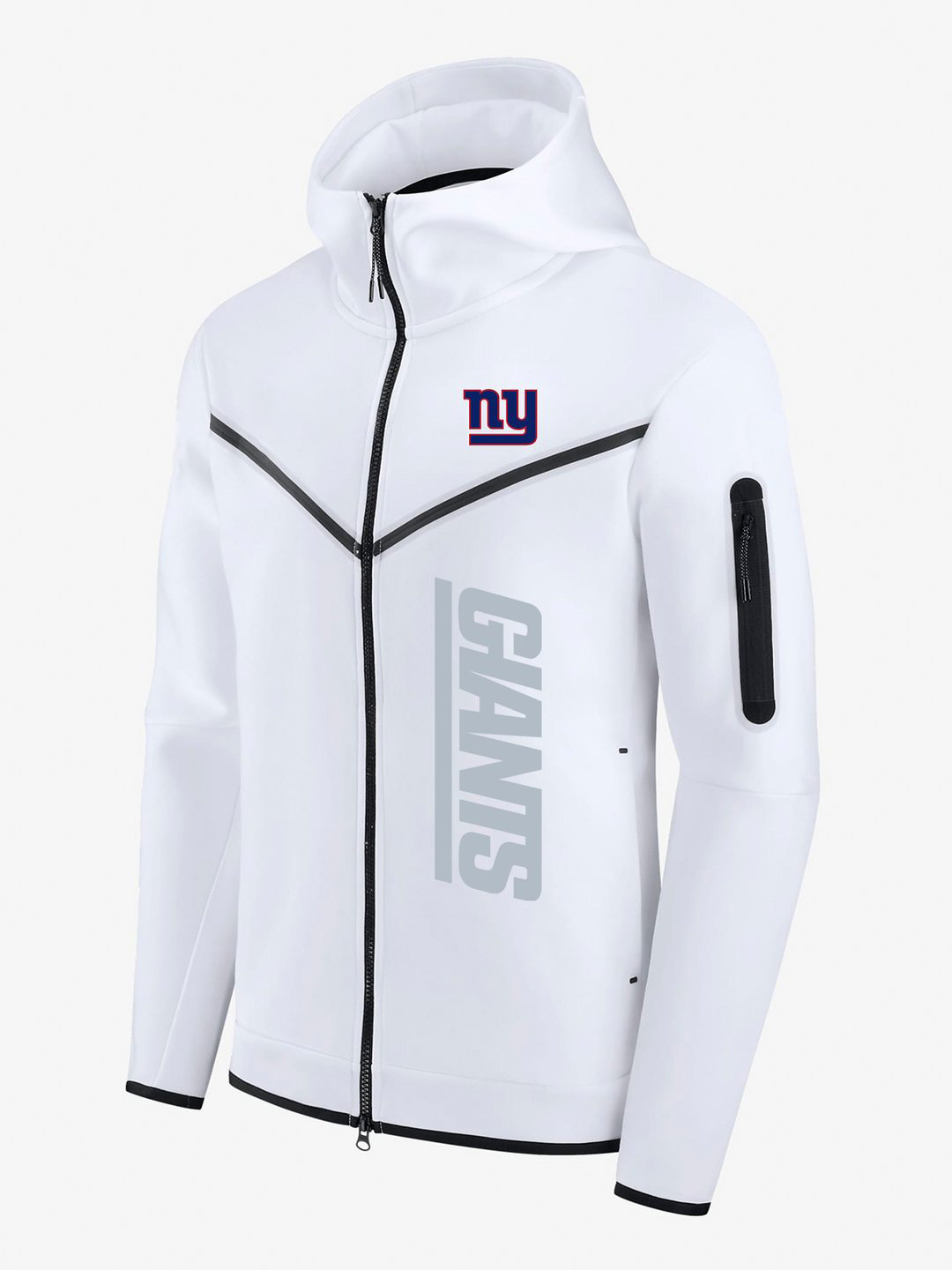 New York Giants White Diamond Full-Zip Jacket
