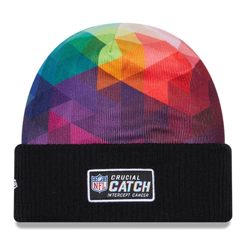 Cincinnati Bengals Men's Black 2023 Crucial Catch Cuffed Knit Hat