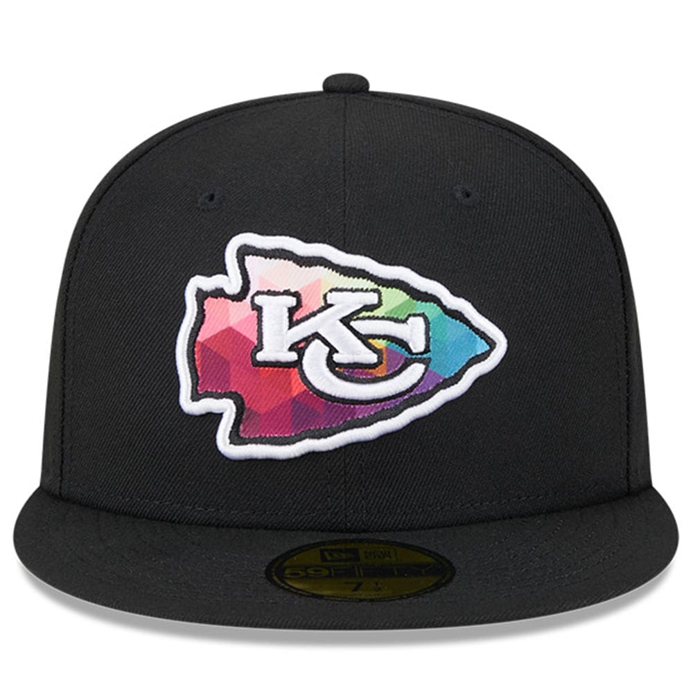 Kansas City Chiefs Men's Black 2023 Crucial Catch 59FIFTY Fitted Hat