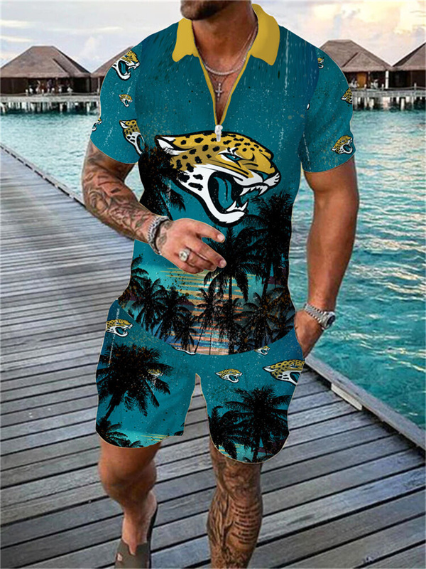 Jacksonville Jaguars Limited Edition Polo Shirt And Shorts Two-Piece Suits