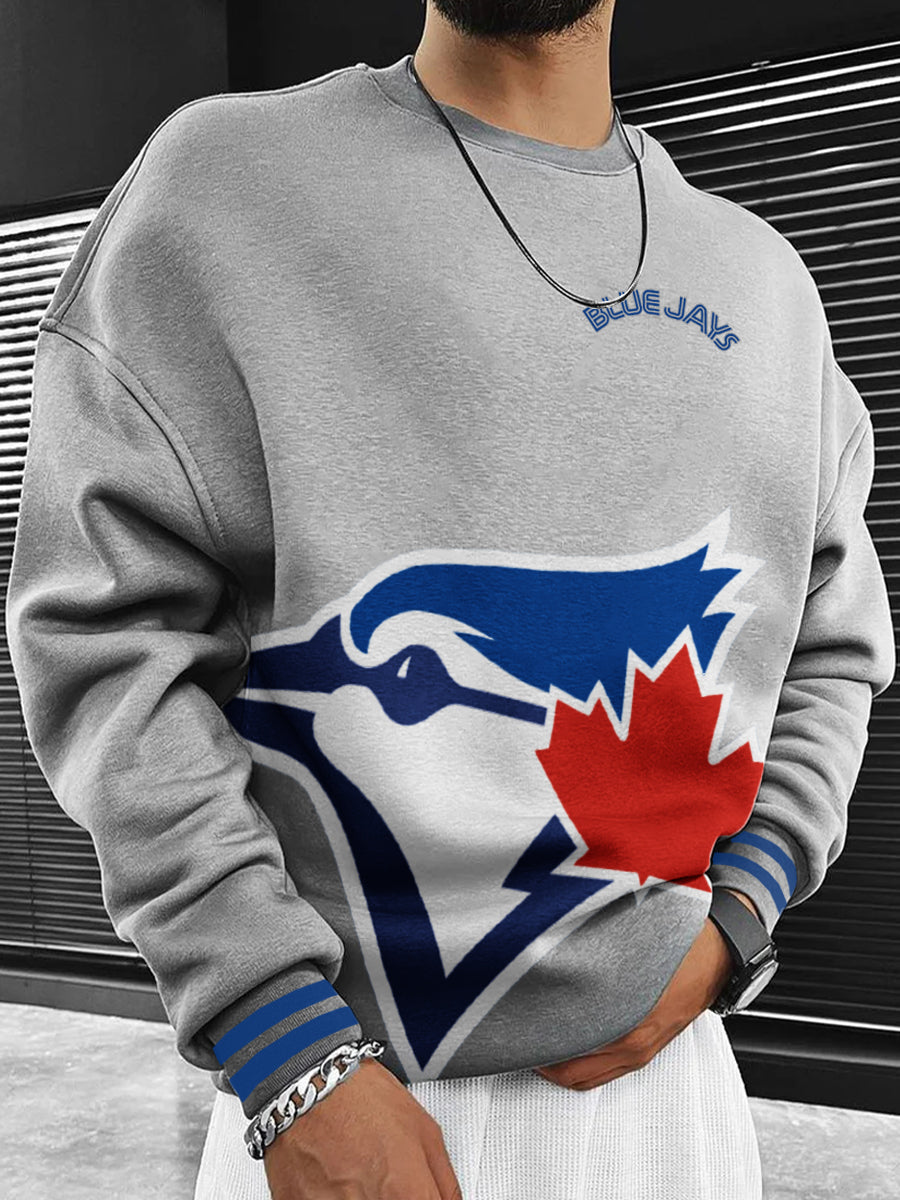 Toronto Blue Jays Fashion Men's Crewneck Sweatshirt