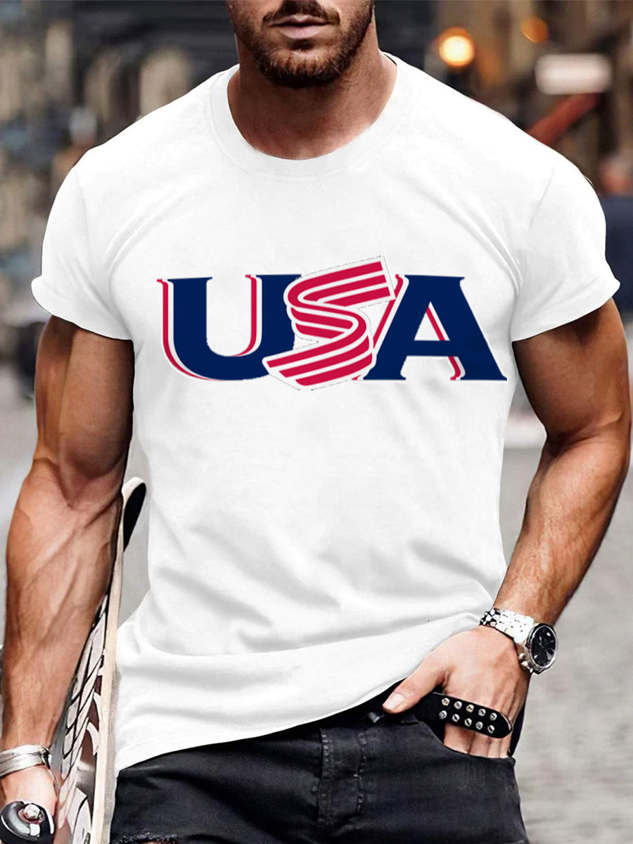 USA Baseball Team MLB Men T-shirts