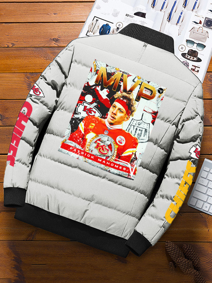 Kansas City Chiefs Winter Comfortable Warm Padded Jacket