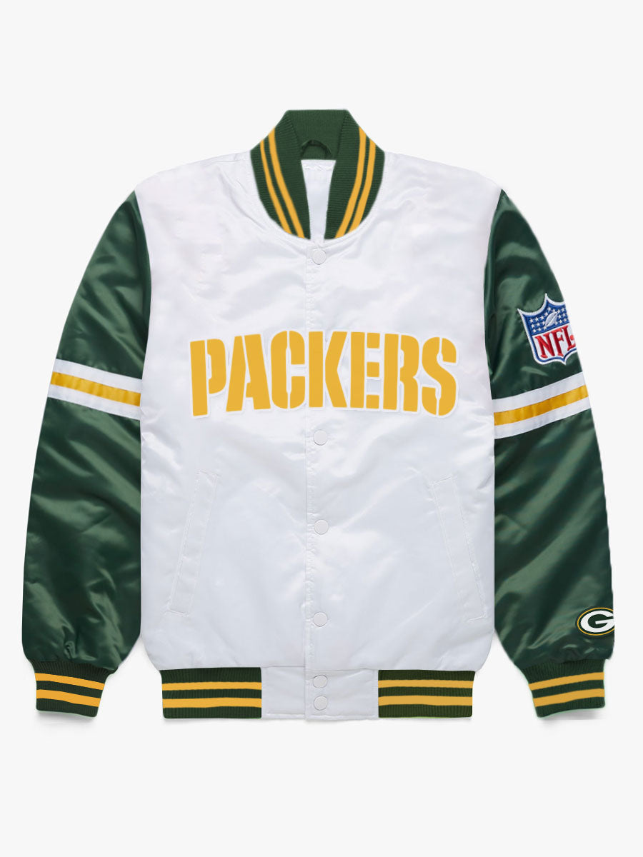 Green Bay Packers HOMAGE X STARTER  Contrast Print Jacket