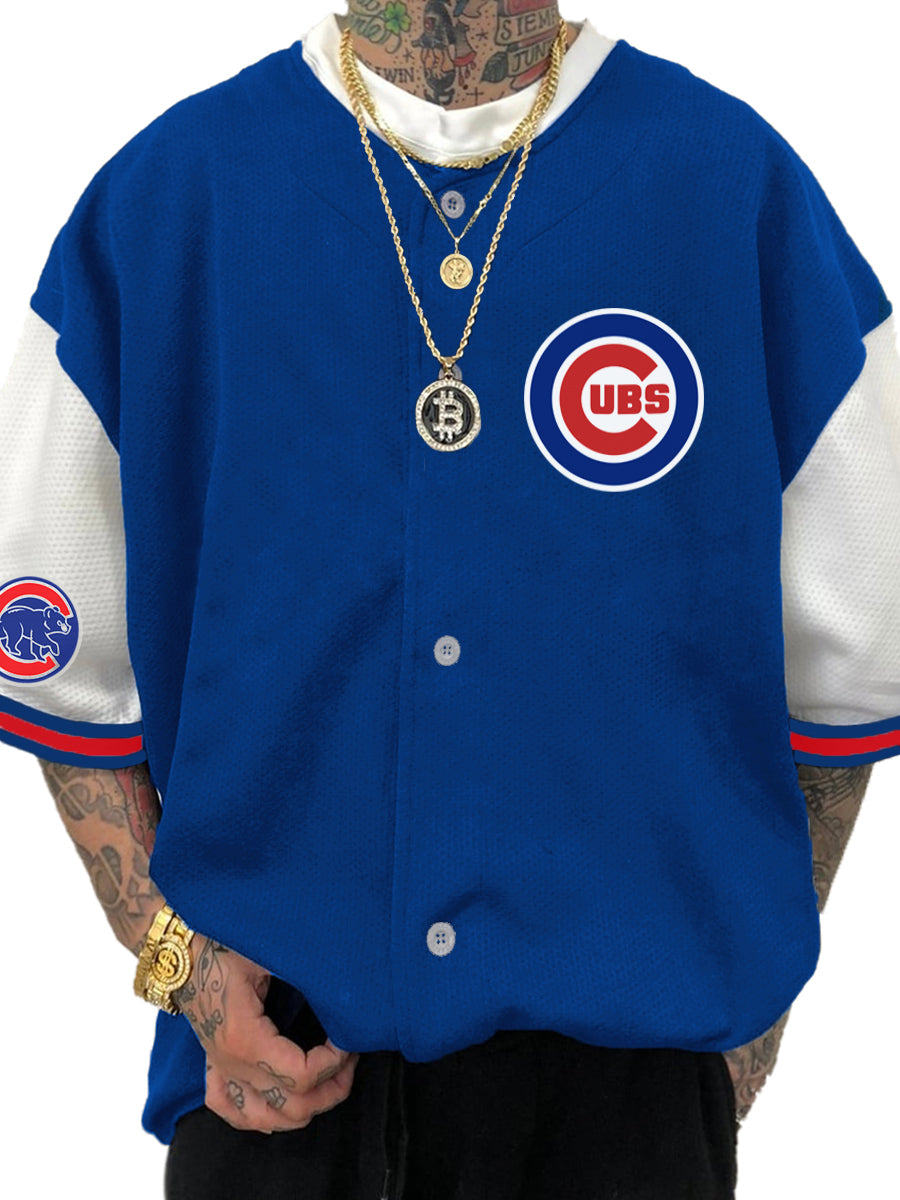 Chicago Cubs Fashion Men's Fashion Short Sleeve Jersey