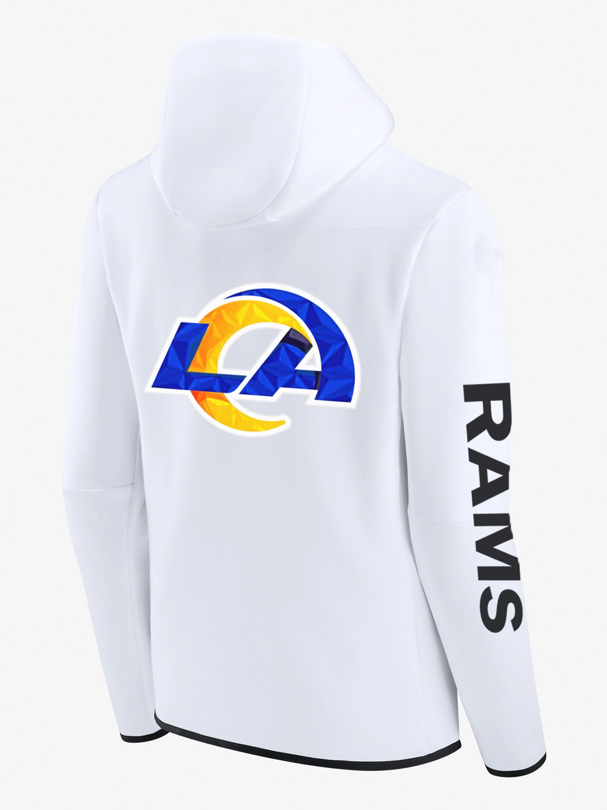 Los Angeles Rams LVI White Diamond Full-Zip Jacket