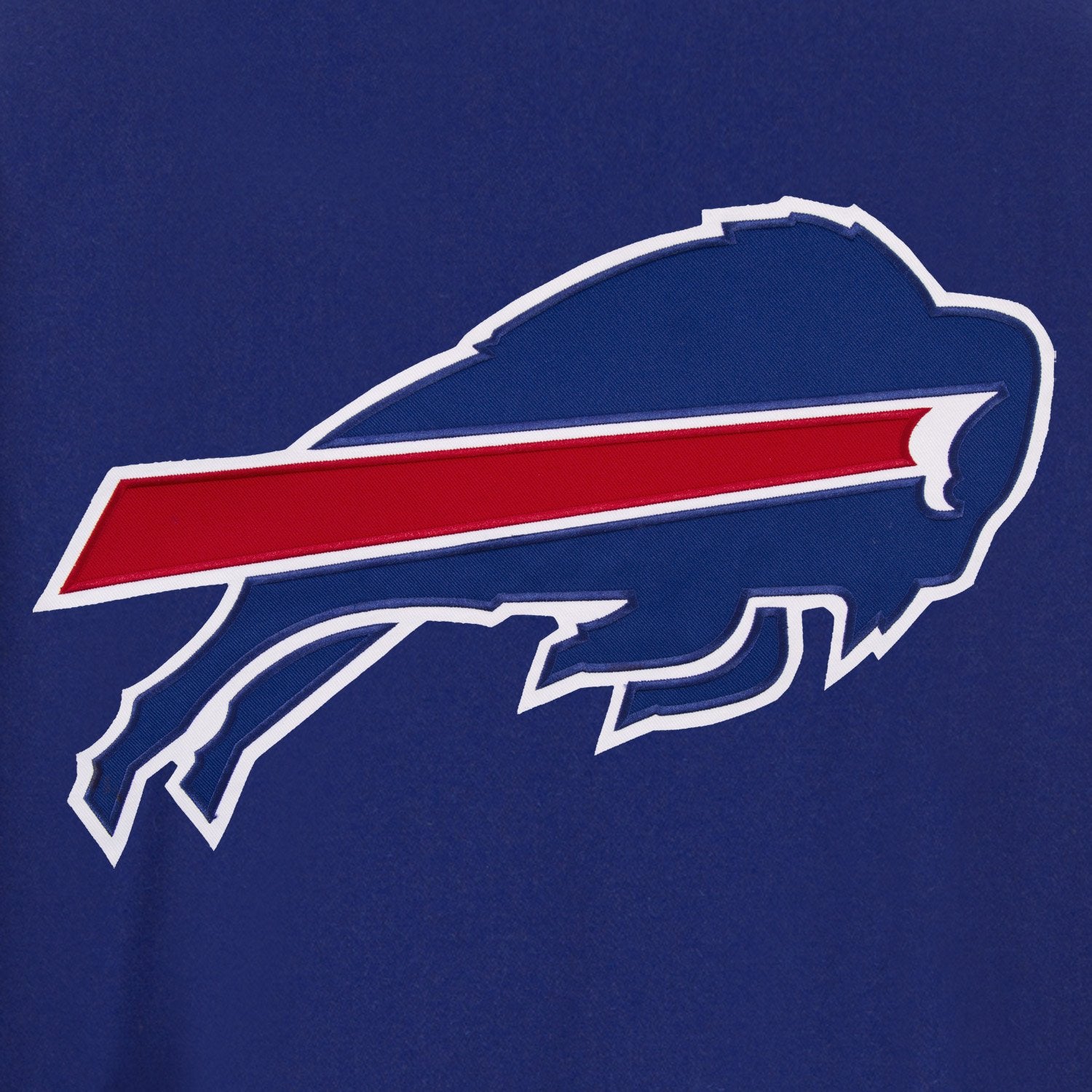 BUFFALO BILLS JH DESIGN WOOL REVERSIBLE FULL-SNAP JACKET – ROYAL