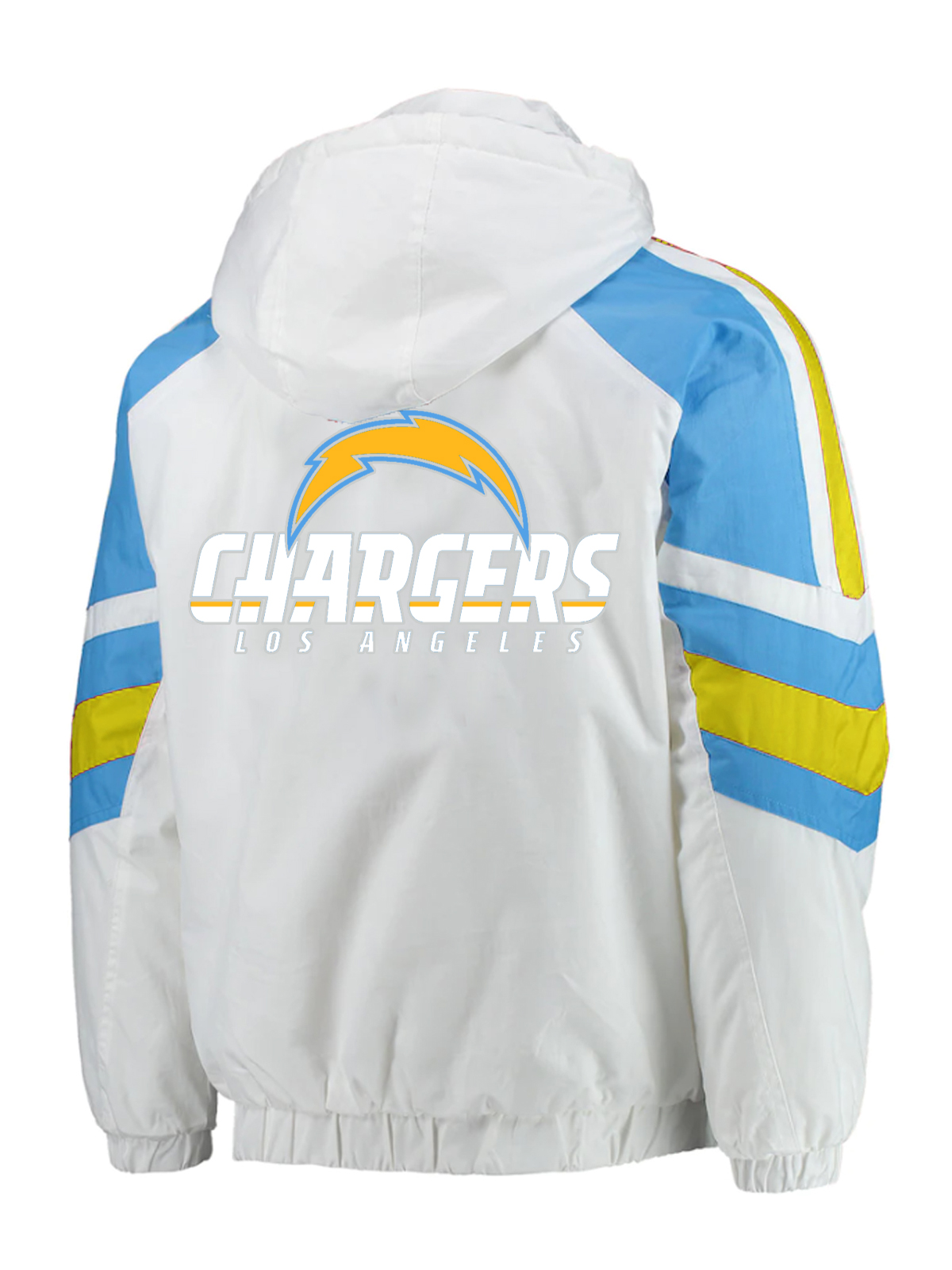 Los Angeles Chargers Half-Snap Hoodie Jacket