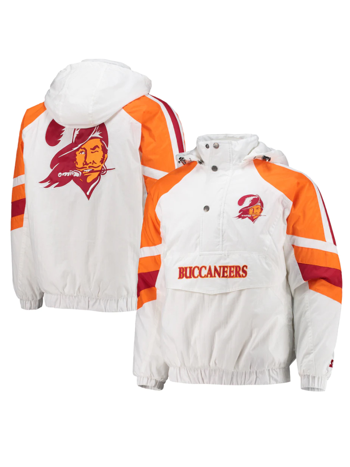Tampa Bay Buccaneers Half-Snap Hoodie Jacket