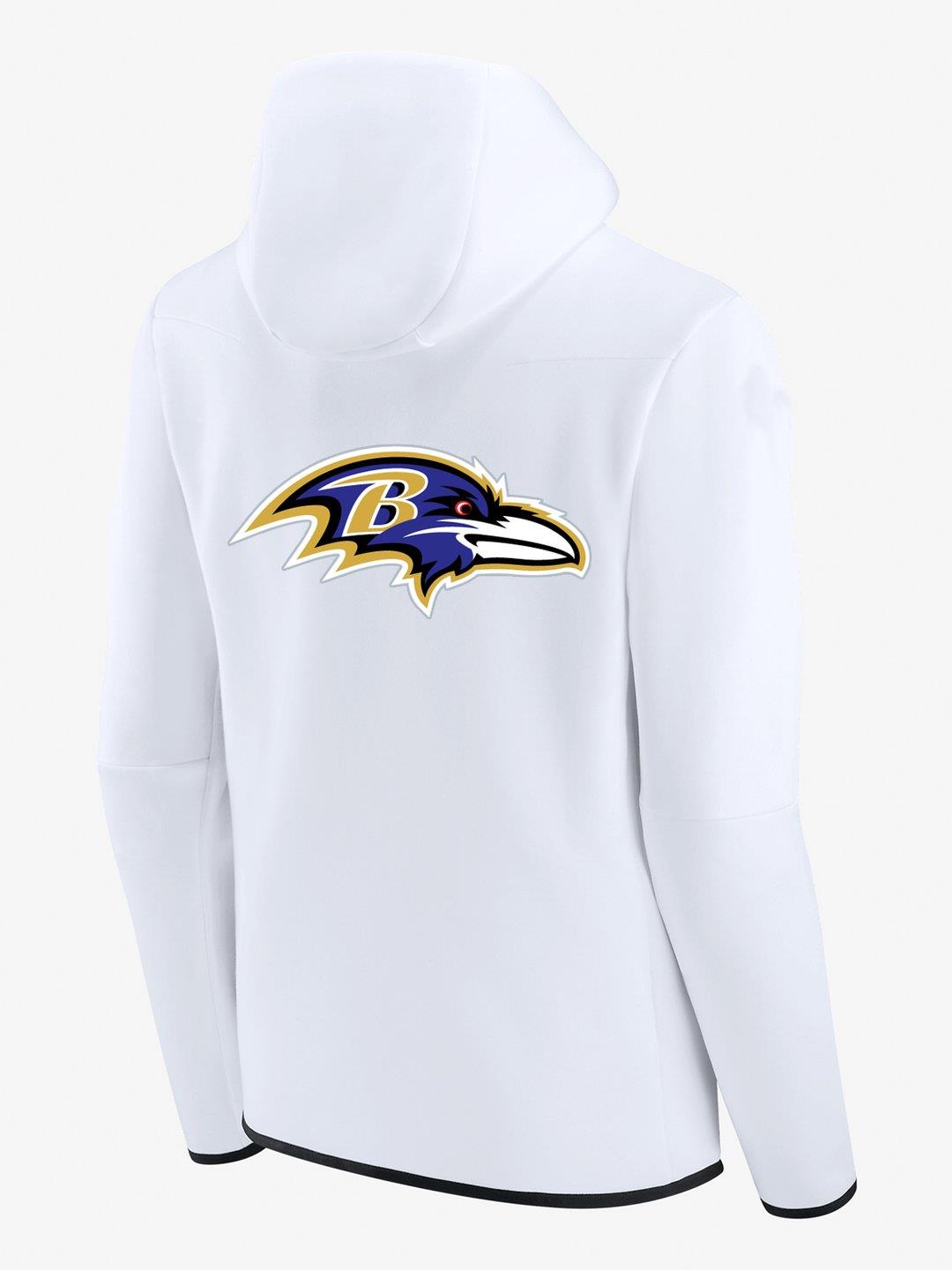 Baltimore Ravens White Diamond Full-Zip Jacket