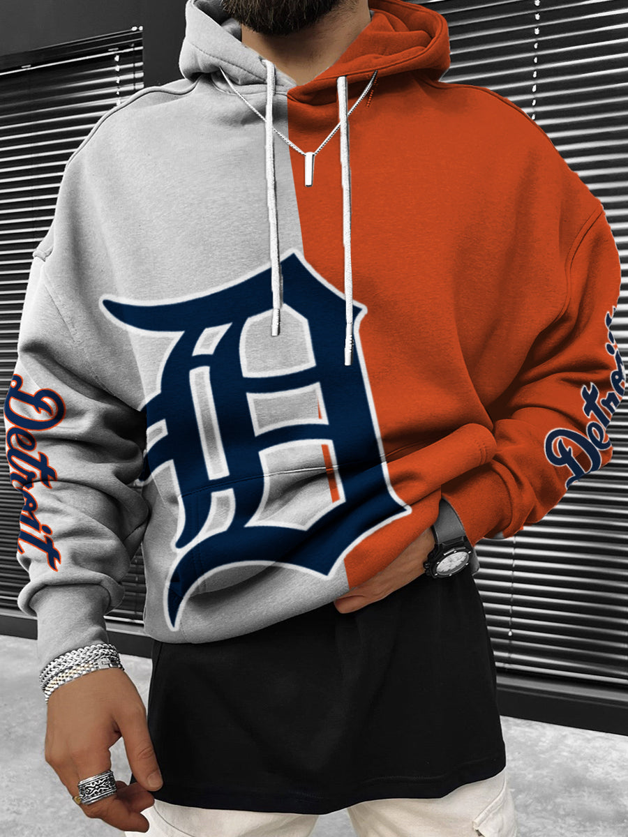 Detroit Tigers MLB Men's Crewneck Hooded