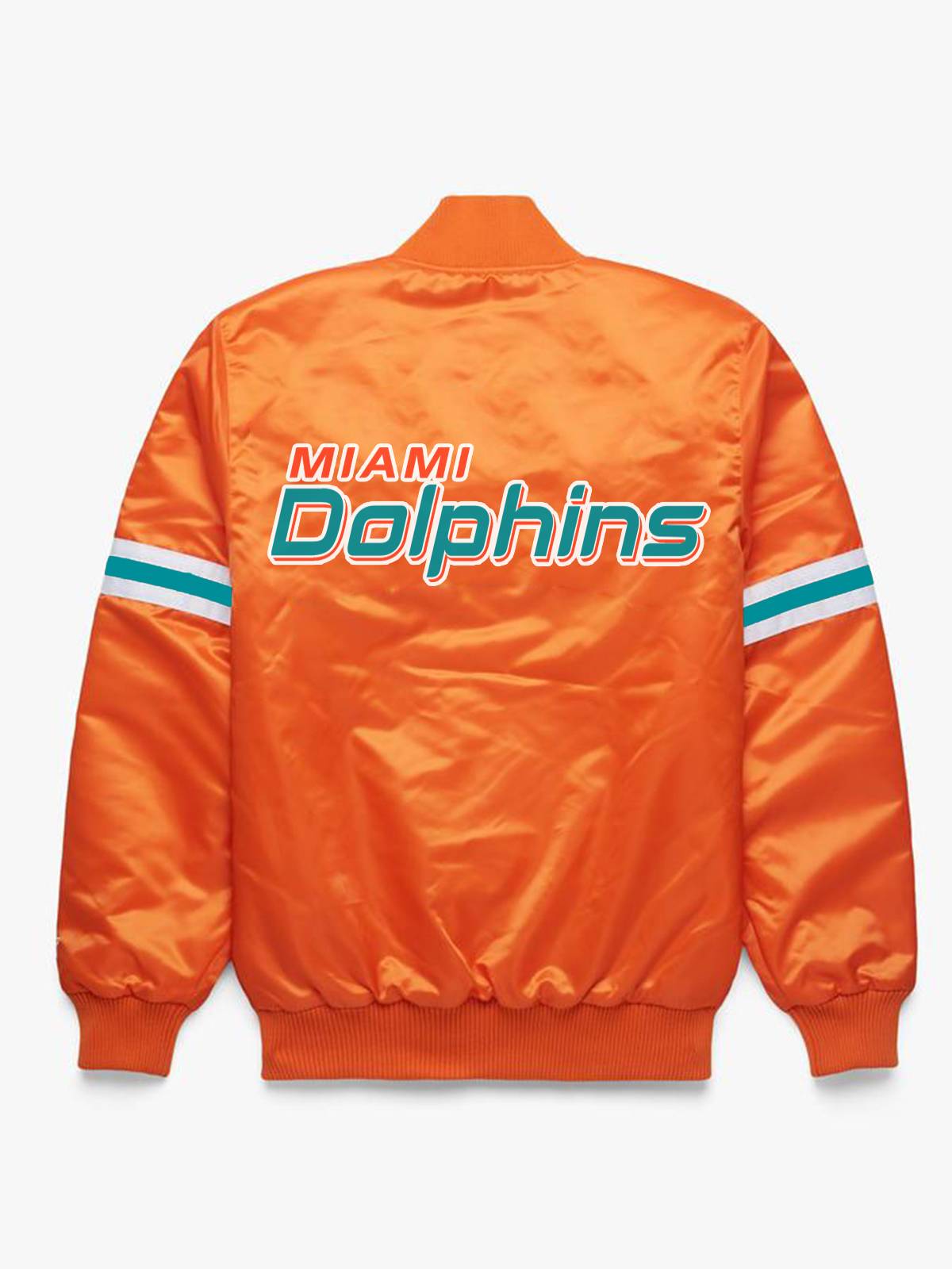 Miami Dolphins Fashion Printed Varsity Jacket