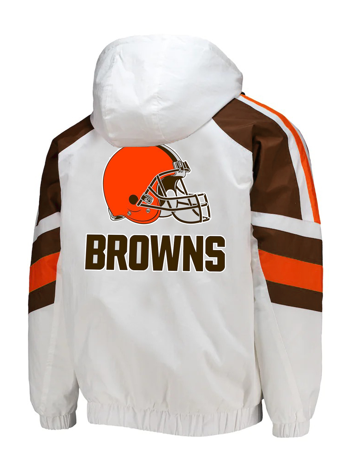 Cleveland Browns Half-Snap Hoodie Jacket
