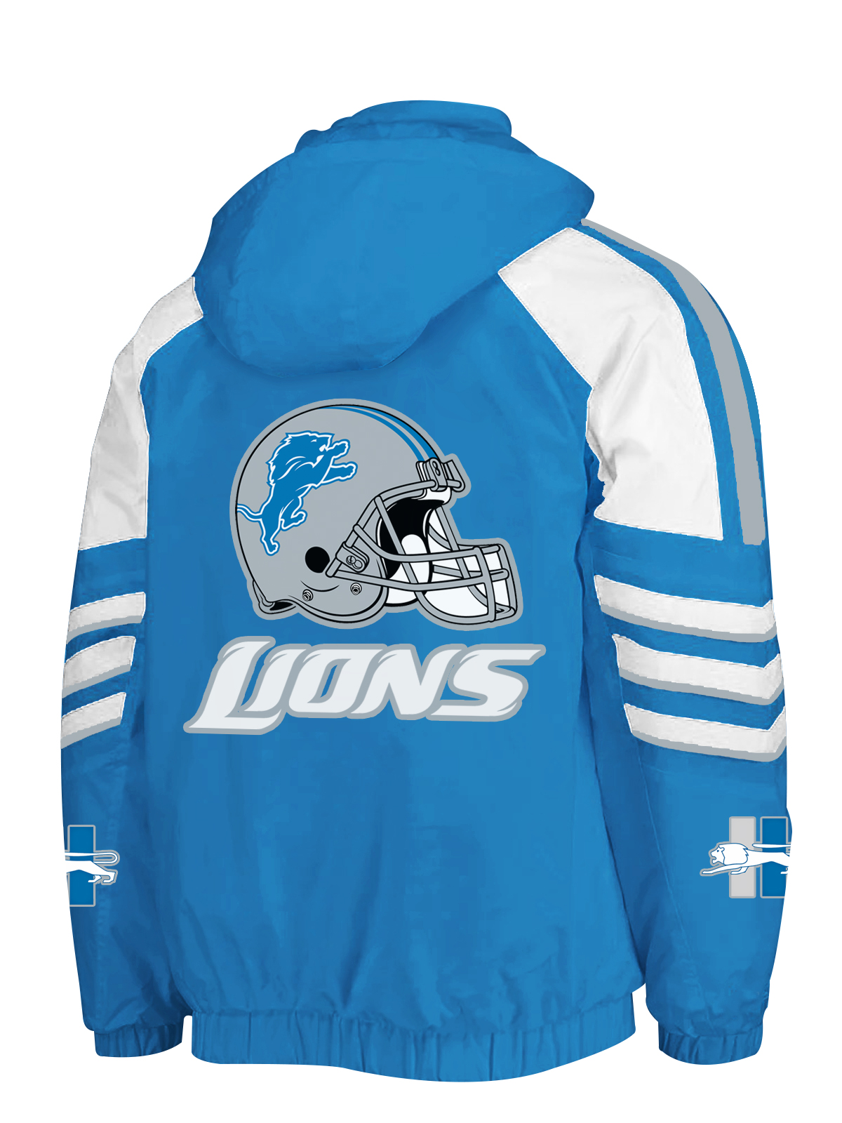 Detroit Lions Half-Snap Hoodie Jacket