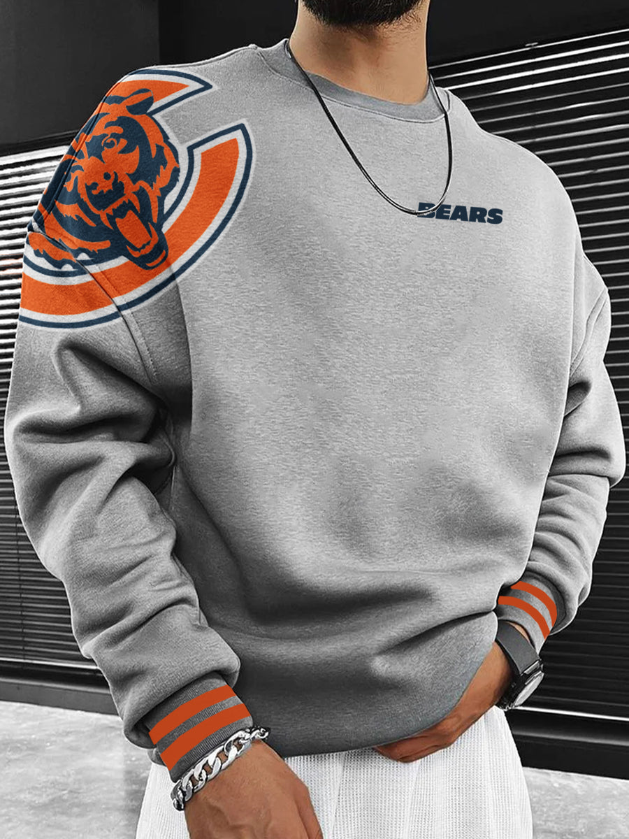 Chicago Bears Printed Unisex Casual Sweatshirt