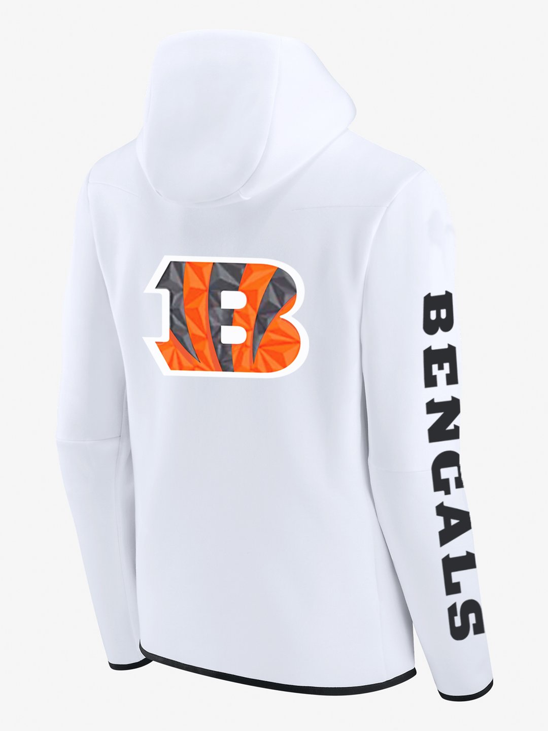 Cincinnati Bengals White Diamond Full-Zip Jacket