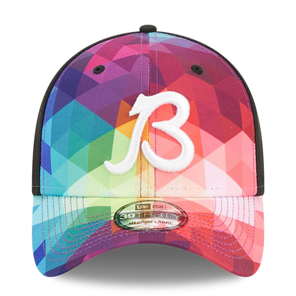 Chicago Bears Men's Pink 2023 Crucial Catch 39THIRTY Flex Hat