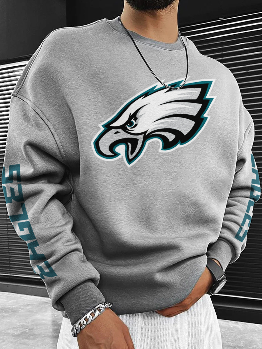 Philadelphia Eagles Printed Unisex Casual Sweatshirt