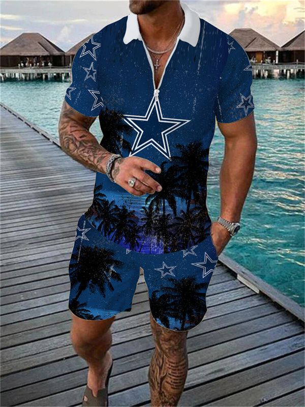 Dallas Cowboys Limited Edition Polo Shirt And Shorts Two-Piece Suits
