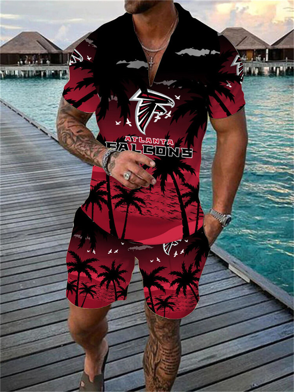 Atlanta Falcons Limited Edition Polo Shirt And Shorts Two-Piece Suits