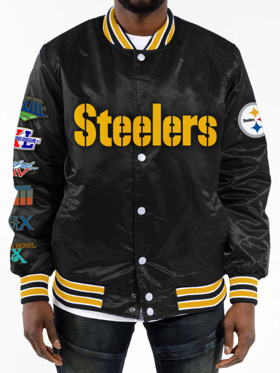Pittsburgh Steelers Contrast Print Jacket