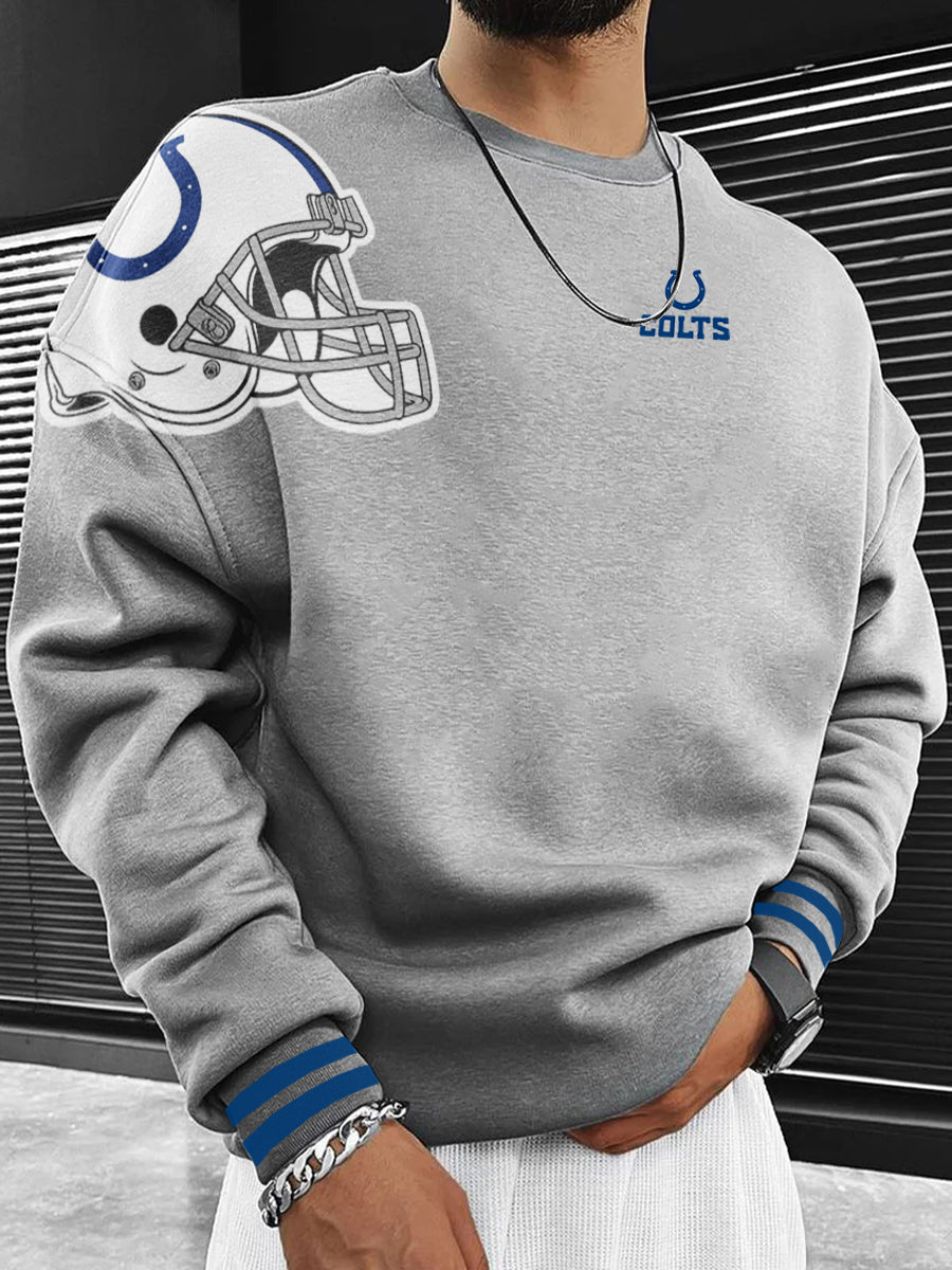 Indianapolis Colts Printed Unisex Casual Sweatshirt