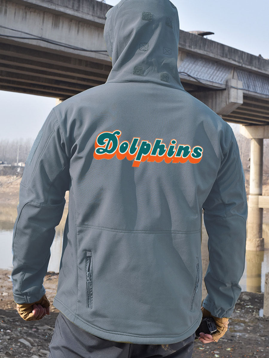 Miami Dolphins Waterproof Warm Climbing Jacket