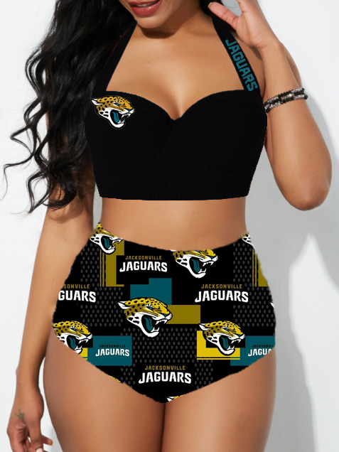 Jacksonville Jaguars Sexy Print Bikini Swimsuit