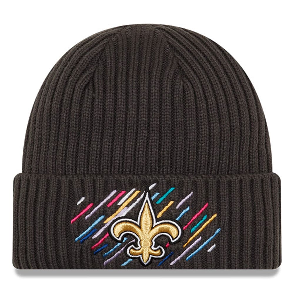 New Orleans Saints Men's Charcoal 2021 Crucial Catch Knit Hat