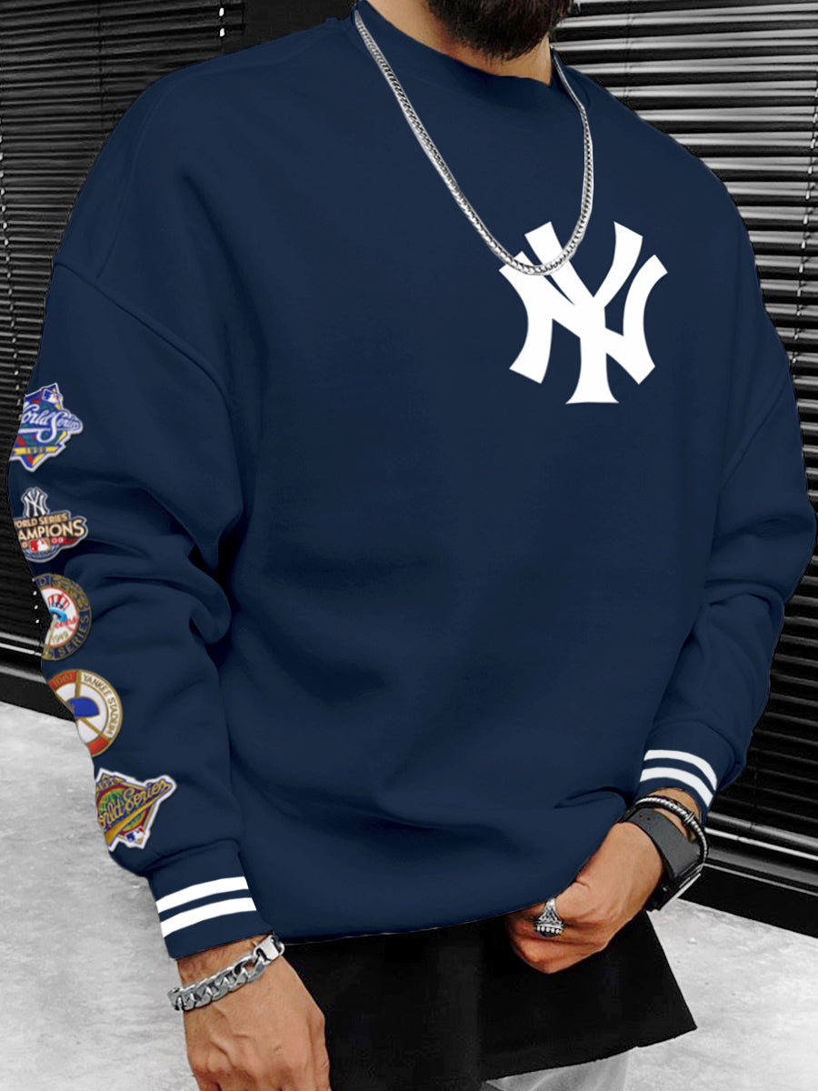 New York Yankees MLB Men's Oversize Crewneck Sweatshirt
