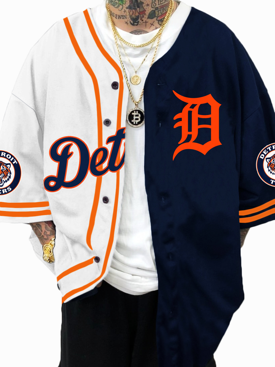 Detroit Tigers MLB Men's Fashion Short Sleeve Jersey