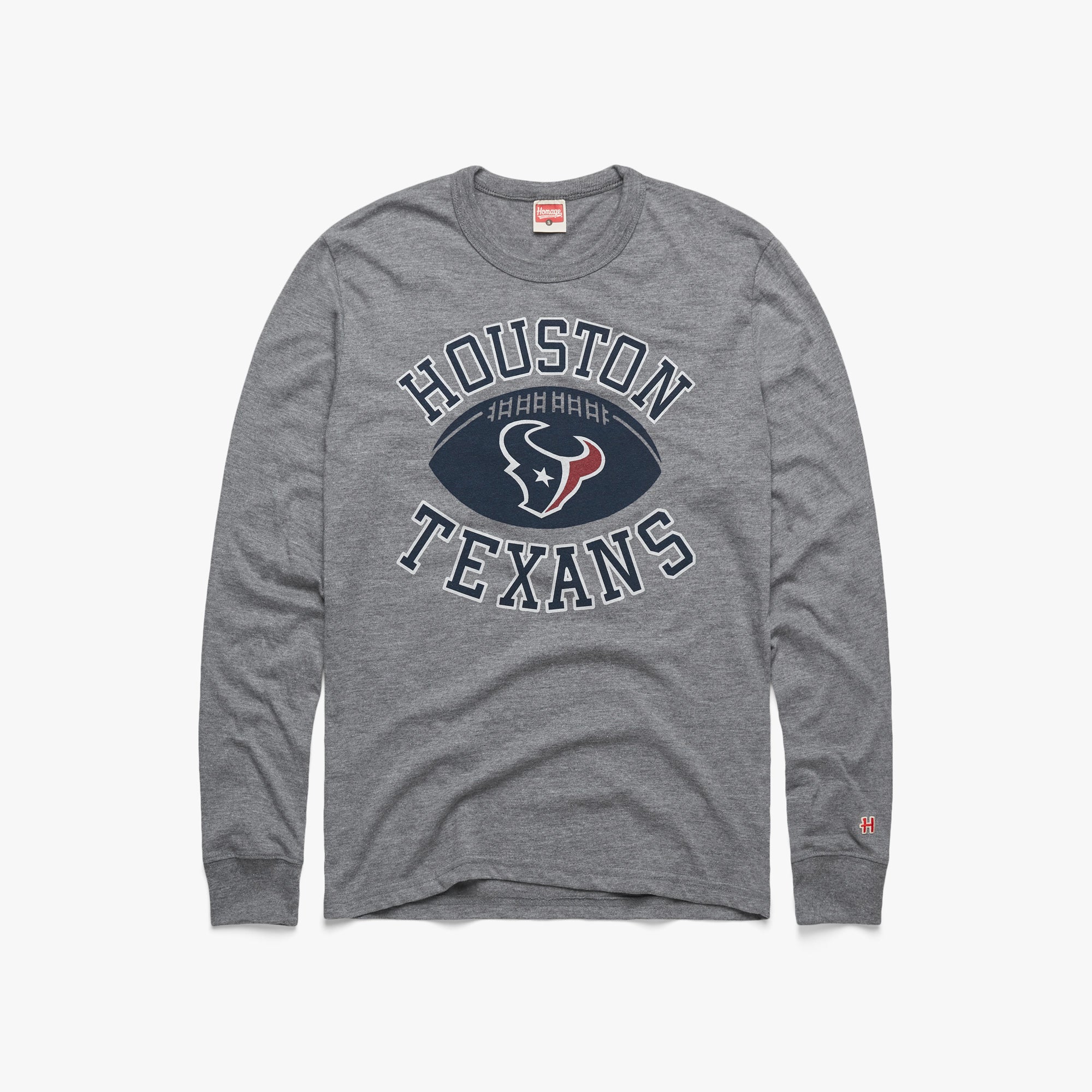 Houston Texans Pigskin Long Sleeve Tee